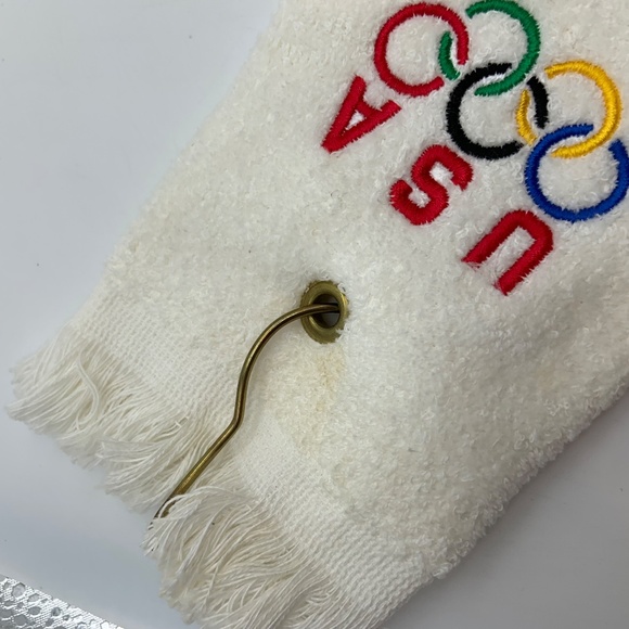 Vintage Bellsouth USA 1996 Olympic Games Embroidered Towel and Pins - Picture 10 of 16